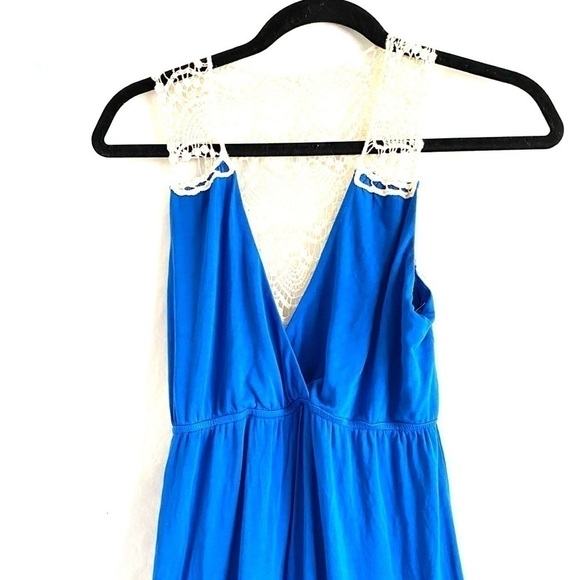 Felicity & Coco Crochet Back Jersey Maxi Dress size S - Picture 5 of 7